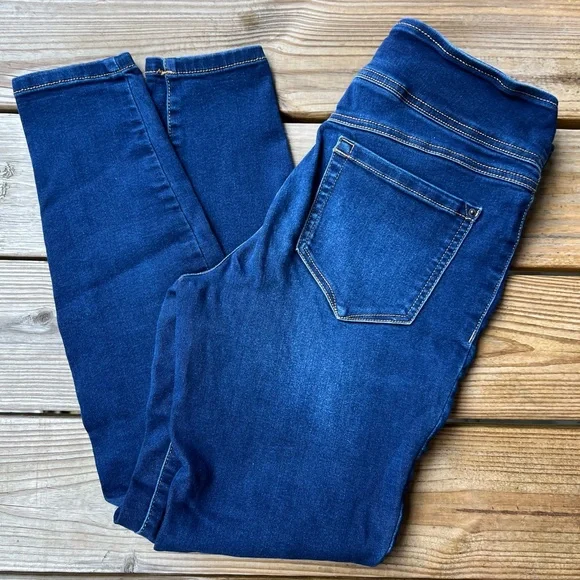 Inc Denim Pull On Jegging 6/28 Women's Blue Jeans - Picture 3 of 8